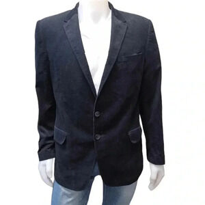 Daniel  Hechter Black Corduroy Blazer Size 44R